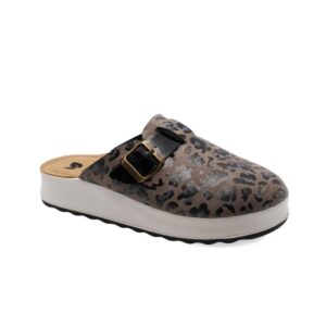 Art. C70140 SABOT DONNA STRETCH MACULATO